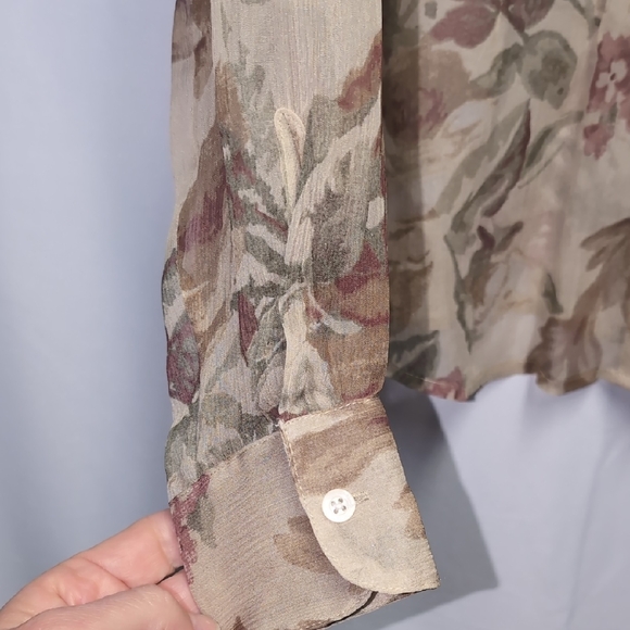 Ralph Lauren Floral Silk Blouse - Picture 4 of 6